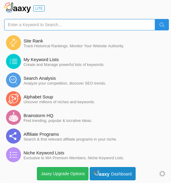Jaaxy Research Tool
